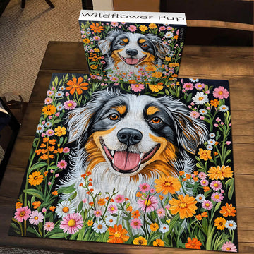 Puzzle puzzle cucciolo di fiori selvatici 1000 pezzi